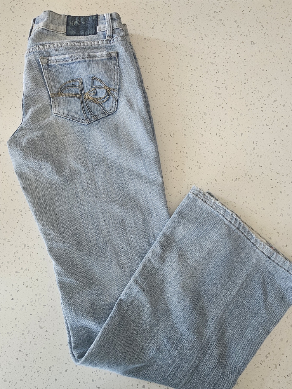 Vintage Chip & Pepper low-rise bootcut/flare denim jeans.